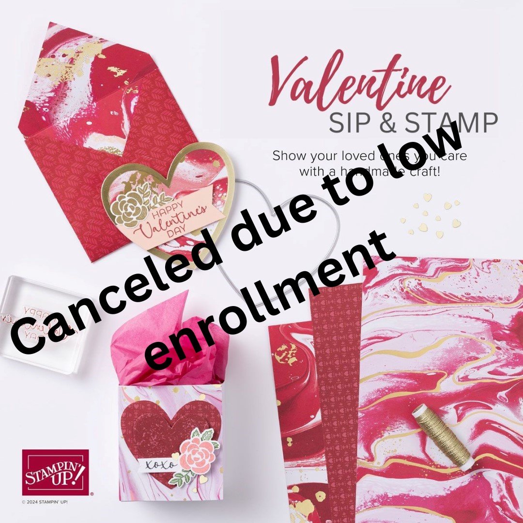 Valentine Sip & Stamp