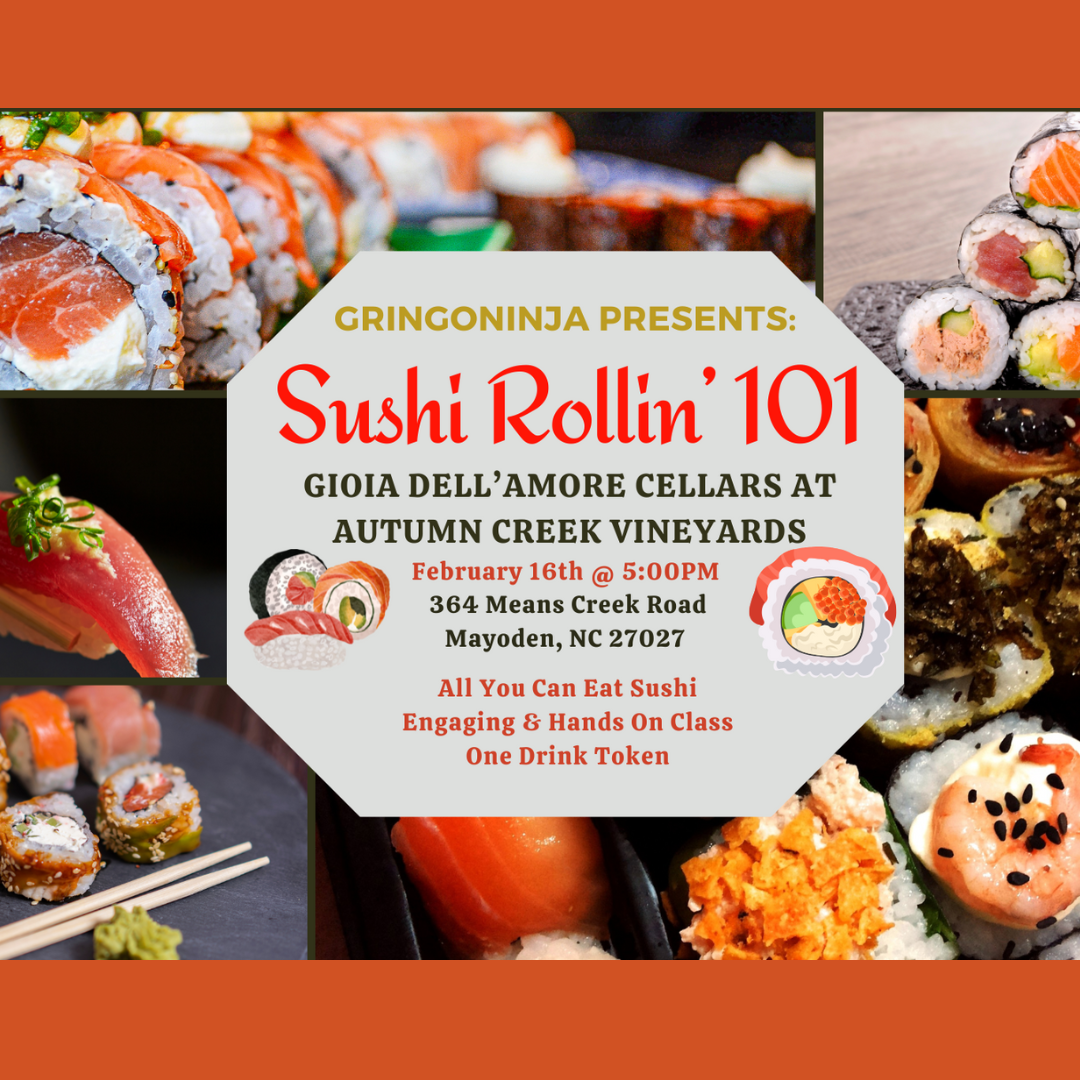 Sushi Rollin’ 101 Class