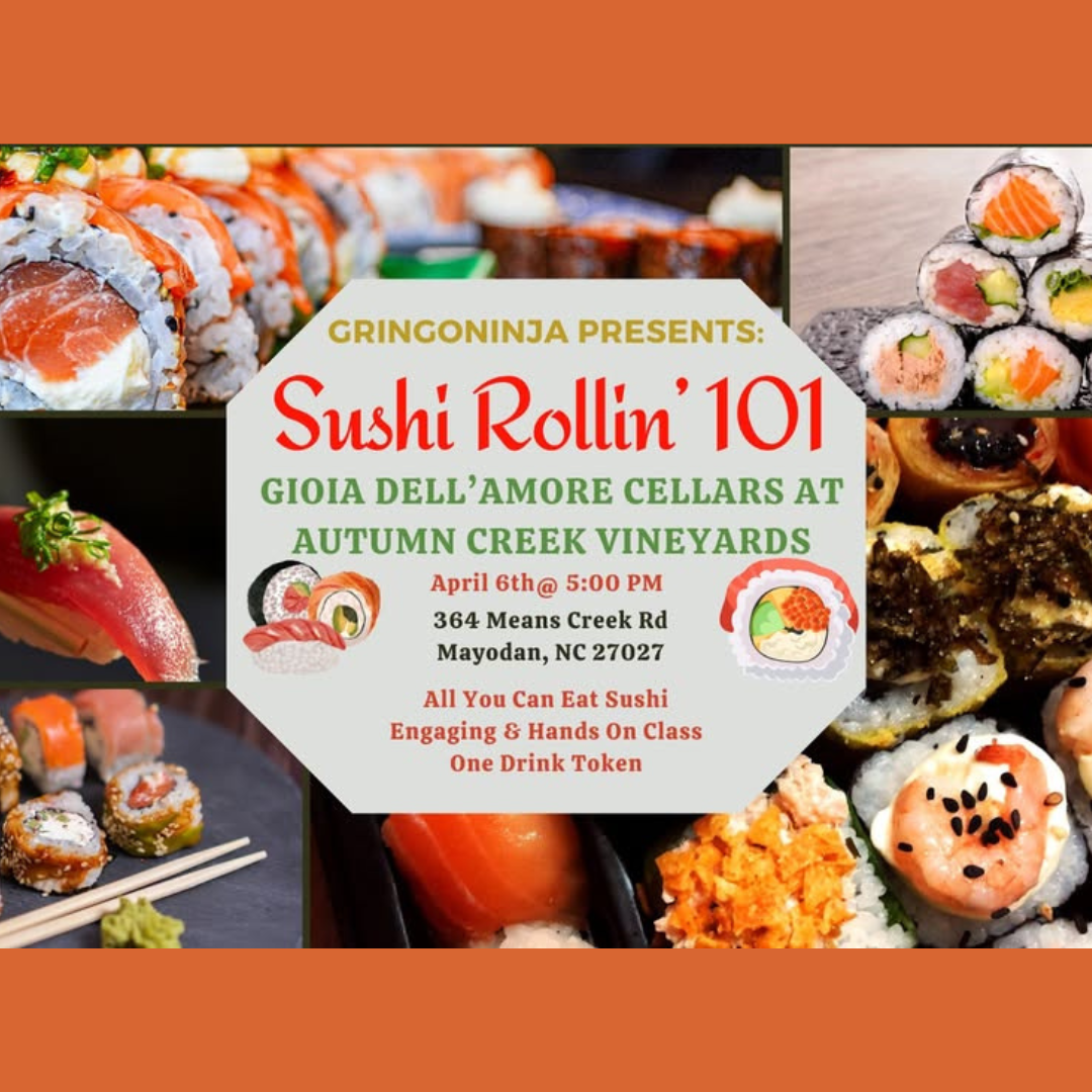 Sushi Rollin’ 101 Class