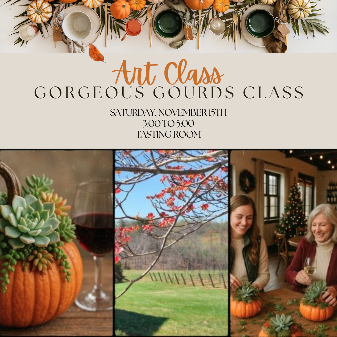 Gorgeous Gourd Centerpiece Class