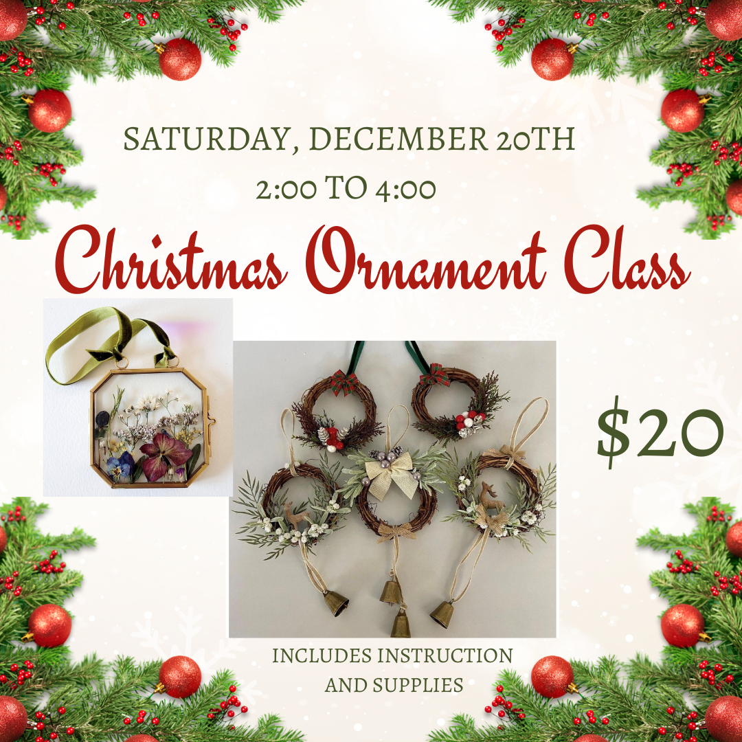 Christmas Ornament Craft Class