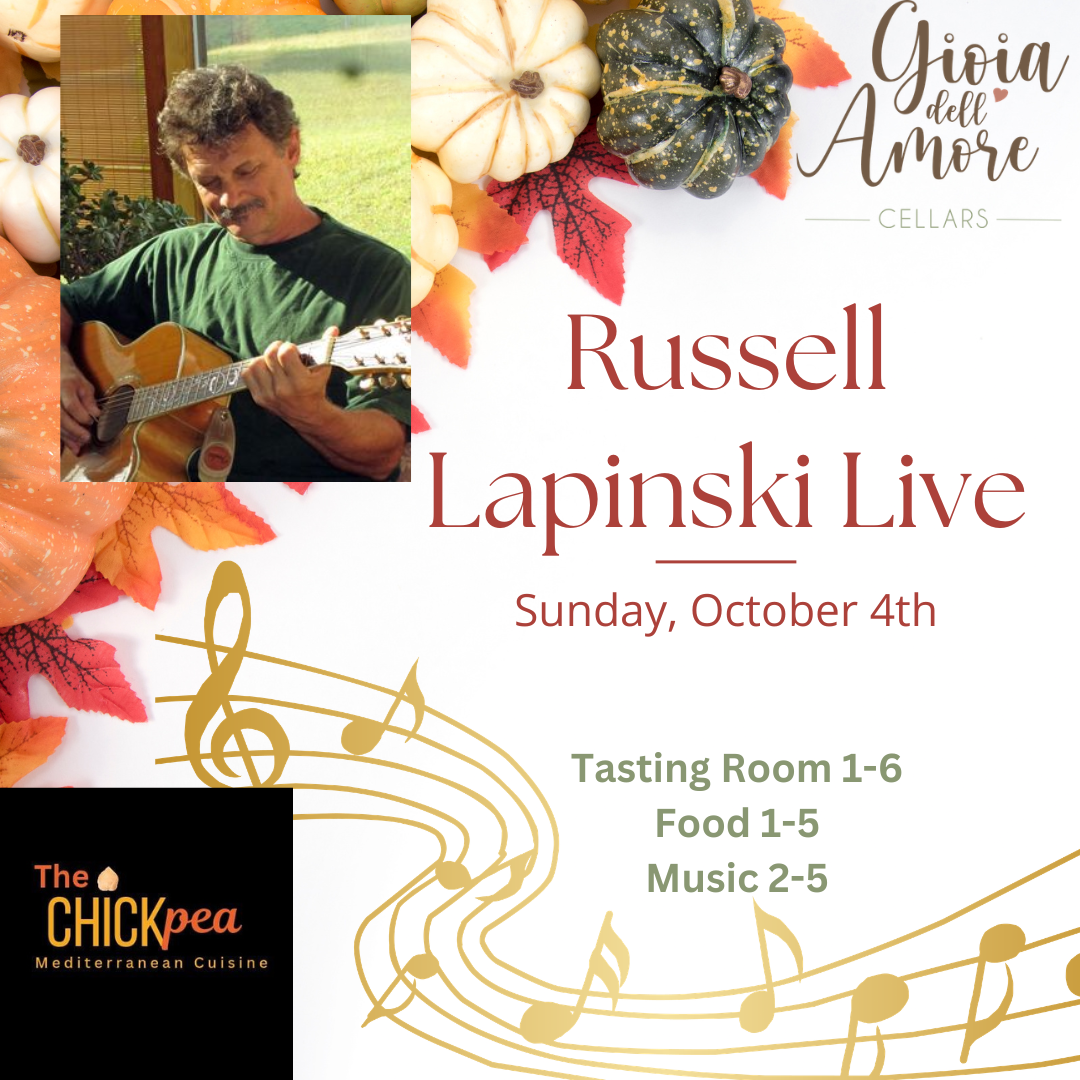 Russell Lapinski Live + Chickpea Mediterranean Food Truck